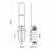 Зажим анкерный ИЭК ЗАБ 16-25 (PA25x100) для провода СИП