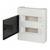 Щит навесной ЭРА Trend BOXS-24-p-s-t ЩРН-П-24 24 (2x12) модулей с прозрачной дверкой IP41 (электрический шкаф)