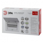 Щит встраиваемый ЭРА UNIQUE ЩРВ-П 16 модулей с белой дверкой IP41