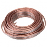 Кабель акустический Rexant ШВПМ SILICON 2х2,5 медный прозрачный