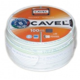 Кабель коаксиальный Cavel SAT 703 B ARC телевизионный медный 75 Ом оранжевая полоса [бухта 100м]