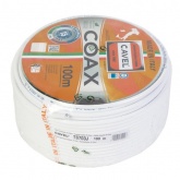 Кабель коаксиальный Cavel TS 703 J телевизионный медный 75 Ом жёлтая полоса [бухта 100м]