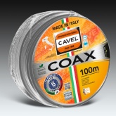 Кабель коаксиальный Cavel DG 113 ZH телевизионный медный 75 Ом серый [бухта 100м]