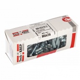 Болт с шестигранной головкой Tech-KREP М6х20 оцинкован DIN933 [коробка 80шт]