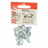 Гайка Tech-KREP DIN6923 шестигранная оцинкованная с фланцем М6 (40 шт) - пакет ( 0,015 кг)