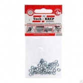 Гайка Tech-KREP DIN6923 шестигранная оцинкованная с фланцем М8 (35 шт) - пакет ( 0,015 кг)