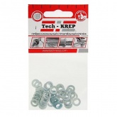 Шайба Tech-KREP М5 плоская оцинкованная DIN125а (50шт) - пакет (0,025кг)