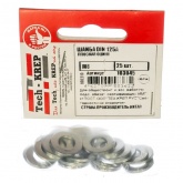 Шайба Tech-KREP М8 плоская оцинкованная DIN125а (25шт) - пакет (0,049кг)