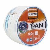 Кабель витая пара Cavel LAN 745 BU S/FTP 4х2хAWG23/1 cat 7a PVC [100м] (провод для интернета)