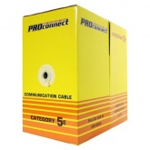Кабель витая пара PROconnect экранированный FTP 4PR 24AWG cat 5e CCA outdoor/уличный [305м] (провод для интернета)