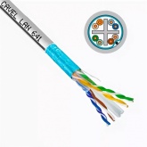 Кабель витая пара Cavel экранированный LAN 641 PE F/UTP 4x2xAWG23/1 cat 6 PVC [500м] (провод для интернета)