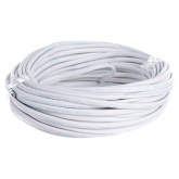 Провод осветительный ККЗ ШВВП 2х0,75 плоский белый ГОСТ 7399