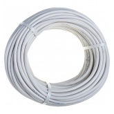 Провод соединительный Электрокабель НН ПВС 2х4 гибкий белый ГОСТ 7399 (некондиция/грязная изоляция)
