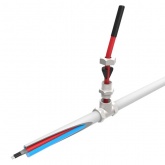 Греющий саморегулирующийся кабель Rexant (комплект в трубу) 10HTM2-CT (20м/200Вт)