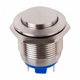 Кнопка антивандальная Rexant d19 250V без фиксации (2с) (ON)-OFF выпуклая (блистер)