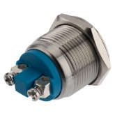 Кнопка антивандальная Rexant d19 250V без фиксации (2с винт) (ON)-OFF сфера (блистер)