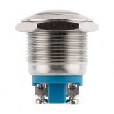 Кнопка антивандальная Rexant d19 250V без фиксации (2с винт) (ON)-OFF сфера (блистер)