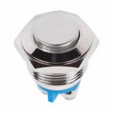 Кнопка антивандальная Rexant d16 250V без фиксации (2с винт) (ON)-OFF выпуклая (блистер)