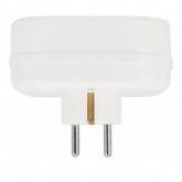 Четверник электрический Rexant 16 А с заземлением белый