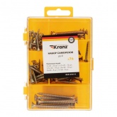 Набор саморезов Kranz для ДСП 76 шт.