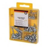 Набор саморезов, винтов и гаек Kranz 132 шт.