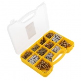 Набор саморезов и дюбелей Kranz 590 шт.