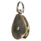 Блок для троса одинарный Партнер 20мм металлический шкив (трос 6мм) оцинкованный