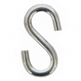 Крючок Партнер 4мм S-образный оцинкованный