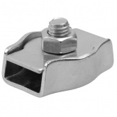 Зажим стальной Партнер 4мм Simplex для троса оцинкованный