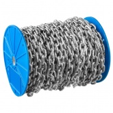 Цепь Партнер DIN766 4мм короткозвенная оцинкованная (30м)