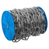 Цепь Партнер DIN763 2мм длиннозвенная оцинкованная (50м)
