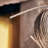 Трос стальной Rexant d4.0 мм в ПВХ изоляции, моток 20 метров