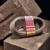 Трос стальной Rexant d4.0 мм в ПВХ изоляции, моток 20 метров