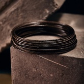 Трос стальной Rexant d2.5 мм в черной ПВХ изоляции, моток 20 метров