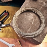 Трос стальной Rexant d2.5 мм в ПВХ изоляции, моток 20 метров