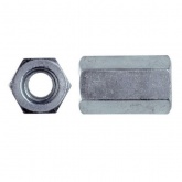 Гайка для шпильки удлиненная Kranz М10, 1.5х17х30, короб (20 шт./уп.)