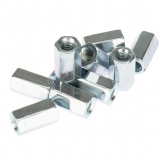 Гайка для шпильки удлиненная Kranz М10, 1.5х17х30, короб (20 шт./уп.)