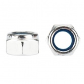 Гайка самоконтрящаяся M12 с нейлоновым кольцом DIN 985 короб (25 шт./уп.) KRANZ