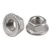 Гайка с насечкой, препятствующей откручиванию DKC М5 оцинкованная