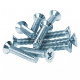 Винт с потайной головкой Tech-KREP М3х12 оцинкованный DIN965 (10шт) - пакет (0,01кг)