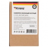Саморез острый оконный Kranz 4.1х35 желтый цинк короб [500 шт/уп]