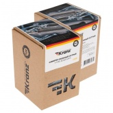 Саморез острый оконный Kranz 4.1х40 белый цинк короб [500 шт/уп]