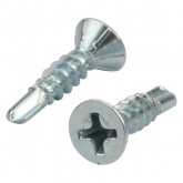 Саморез сверло оконный 3.9х16 белый цинк короб [1000 шт/уп] Kranz