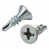 Саморез сверло оконный Kranz 3.9х13 белый цинк короб [500 шт/уп]