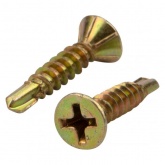 Саморез сверло оконный 3.9х19 желтый цинк короб [500 шт/уп] Kranz