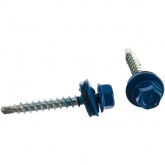 Саморез кровельный Tech-KREP 4,8х35 окрашенный RAL-5005 насыщенный синий [ведро 250шт]