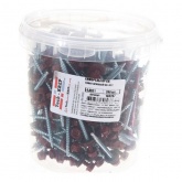 Саморез кровельный Tech-KREP 4,8х51 окрашенный RAL-3011 тёмно-красный [ведро 200шт]