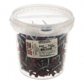 Саморез кровельный Tech-KREP 4,8х35 окрашенный RAL-3011 тёмно-красный [ведро 250шт]