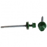 Саморез кровельный Tech-KREP 4,8х51 окрашенный RAL-6002 зелёный [ведро 200шт]
