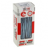 Саморез универсальный Tech-KREP 6,0х120 оцинкованный потайная головка [коробка 50шт]